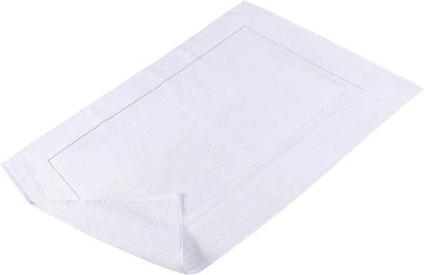 Utopia Towels Cotton Banded Rug Bath Mats, [Not a Bathroom Rug] 21x34 Inches, 100% Ring Spun Cotton - Highly Absorbent and Machine Washable Shower Bathroom Floor Towel, White, 2 Pack - Image 9